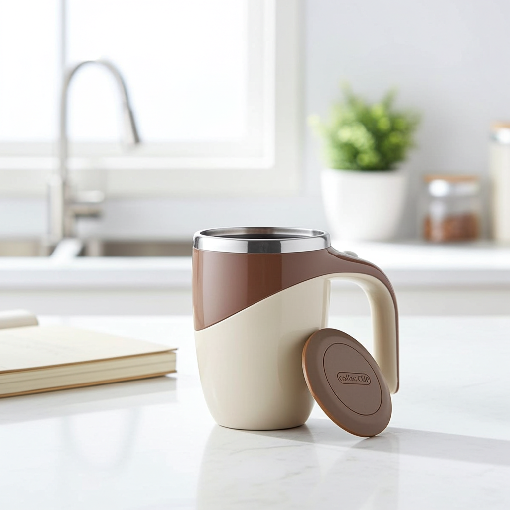 Automatic Magnetic Stirring Coffee Mug
