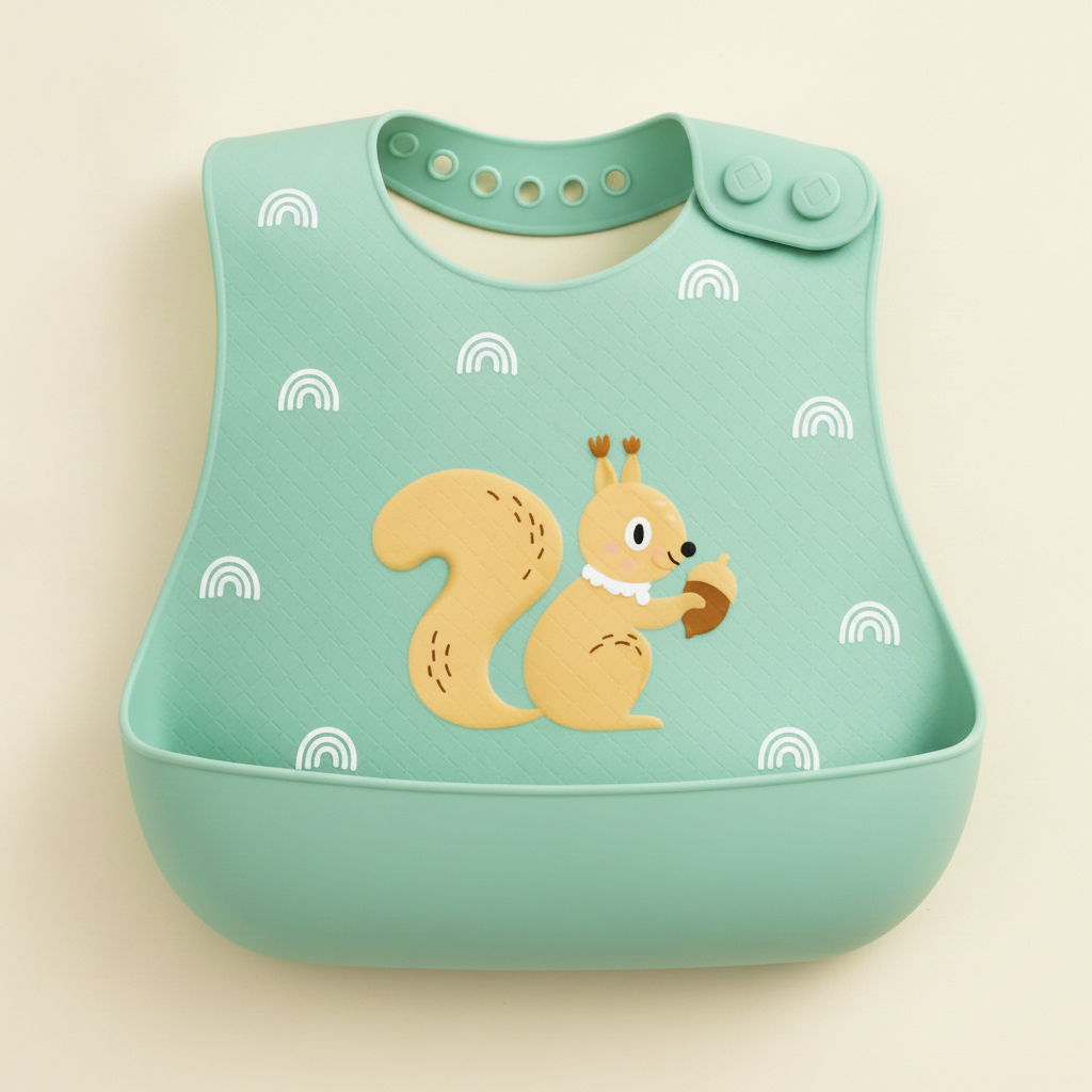 Baby Silicone Bib ( Pack of two)