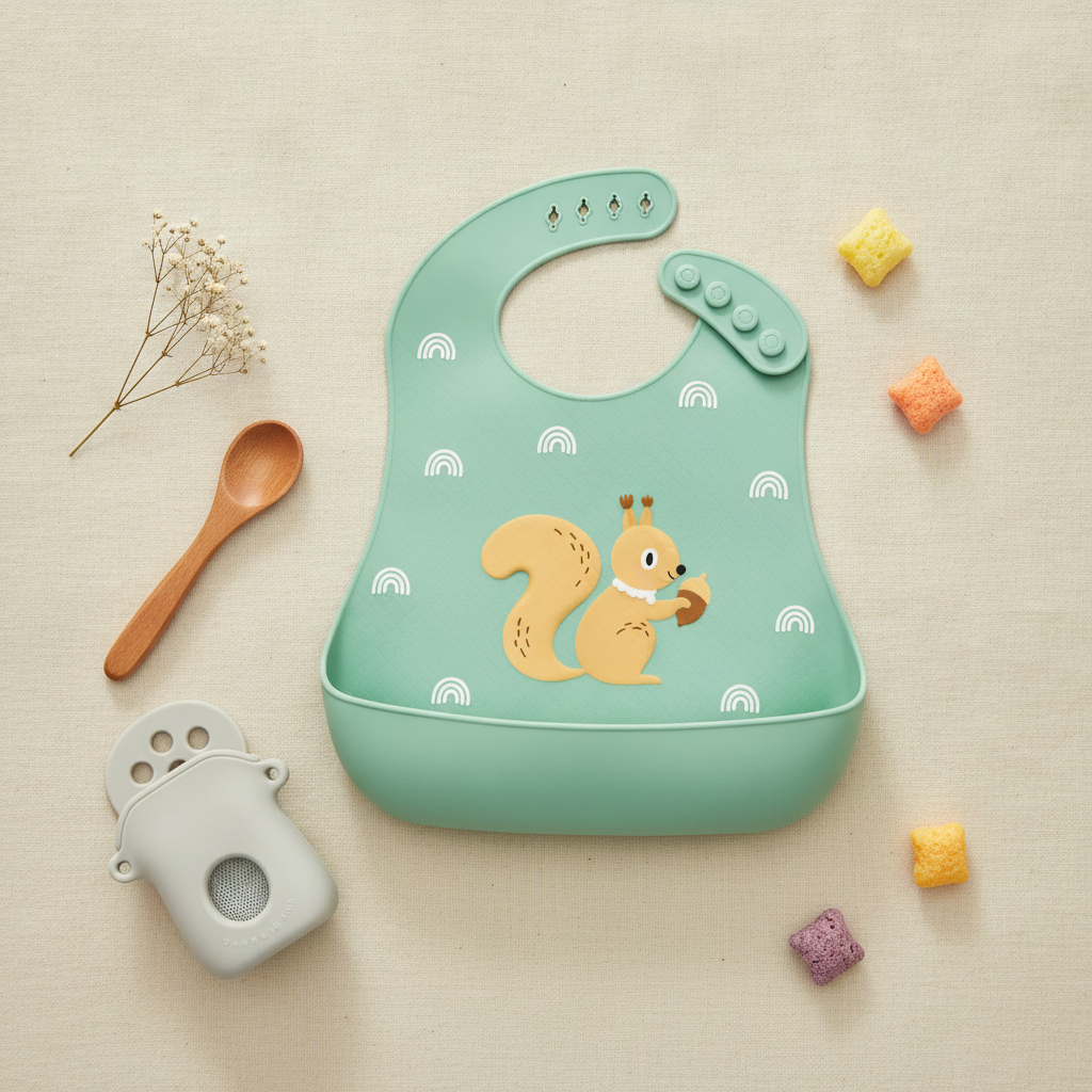 Baby Silicone Bib ( Pack of two)