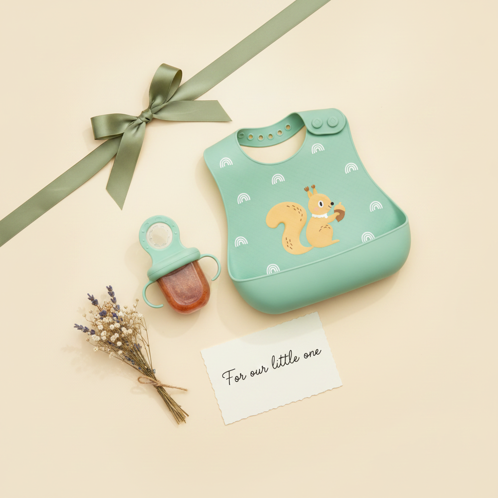 Baby Silicone Bib ( Pack of two)