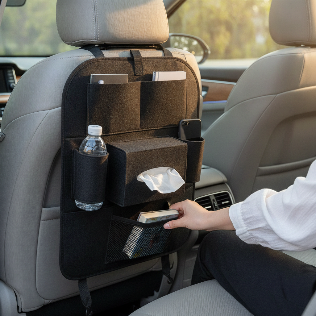 Car Back Seat Storage Organizer — Pack of 2