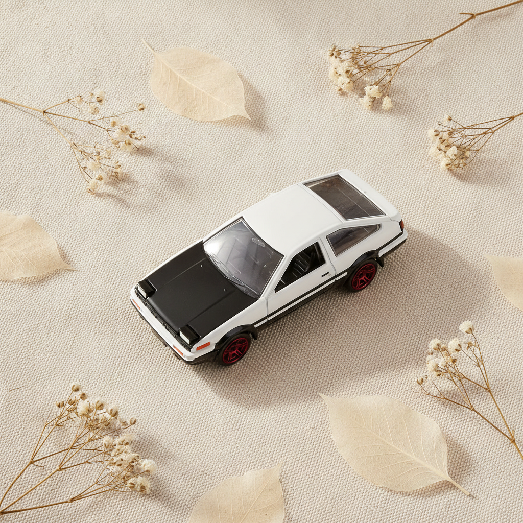 Toyota AE86 Die-Cast Miniature Car — Dashboard Collectible