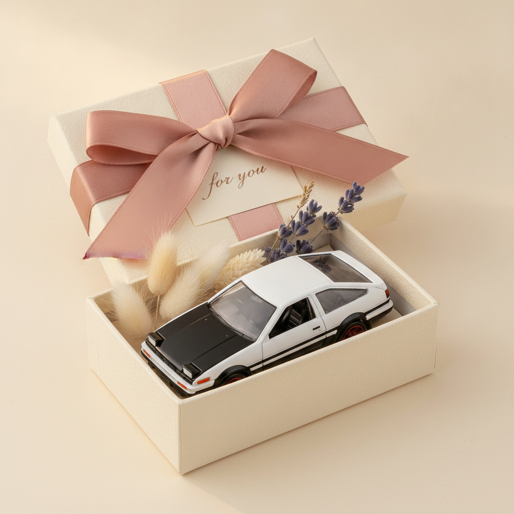 Toyota AE86 Die-Cast Miniature Car — Dashboard Collectible