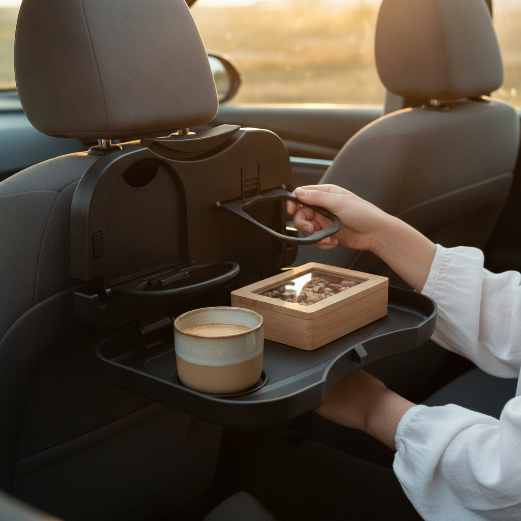Car Travel Foldable Dining Tray