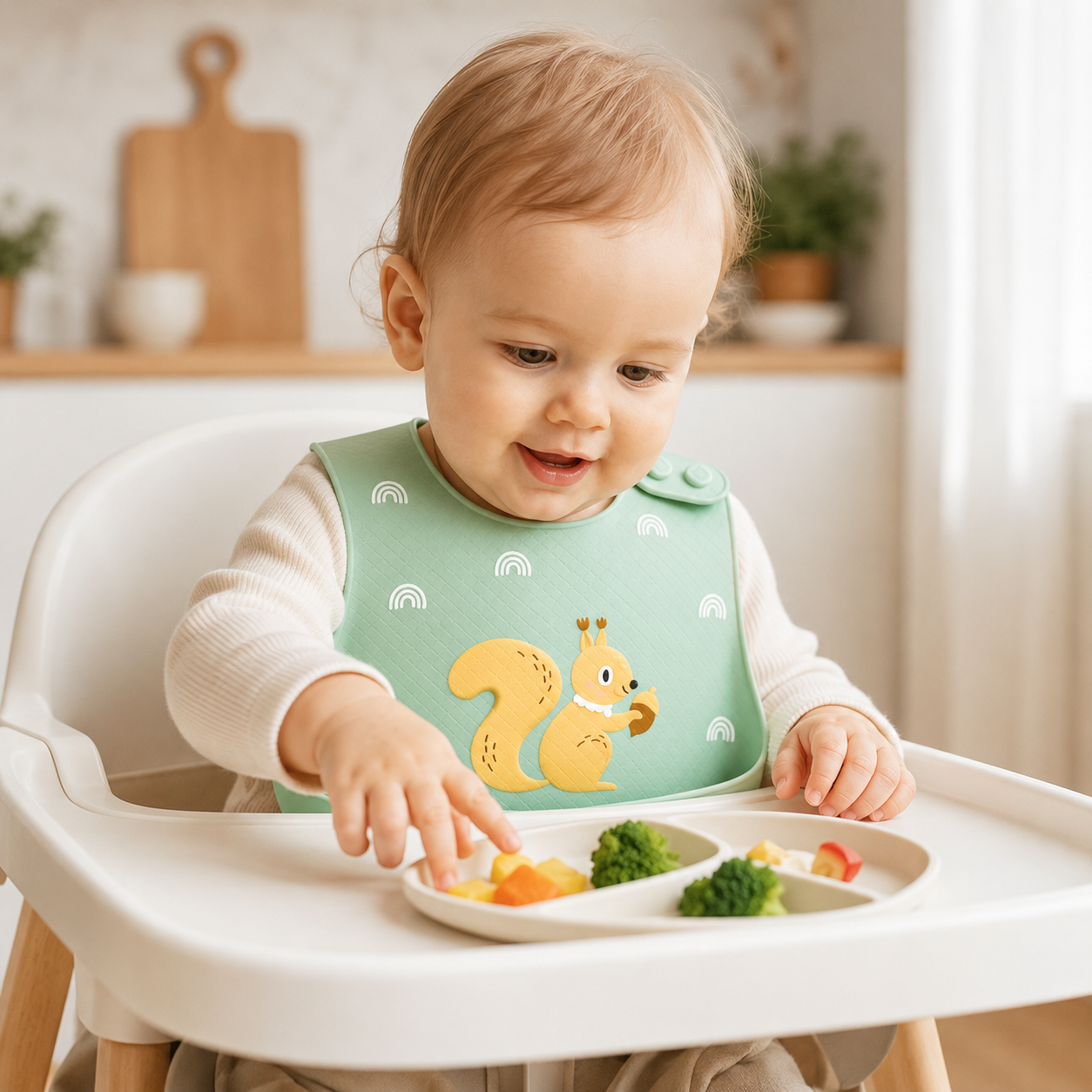 Baby Silicone Bib ( Pack of two)