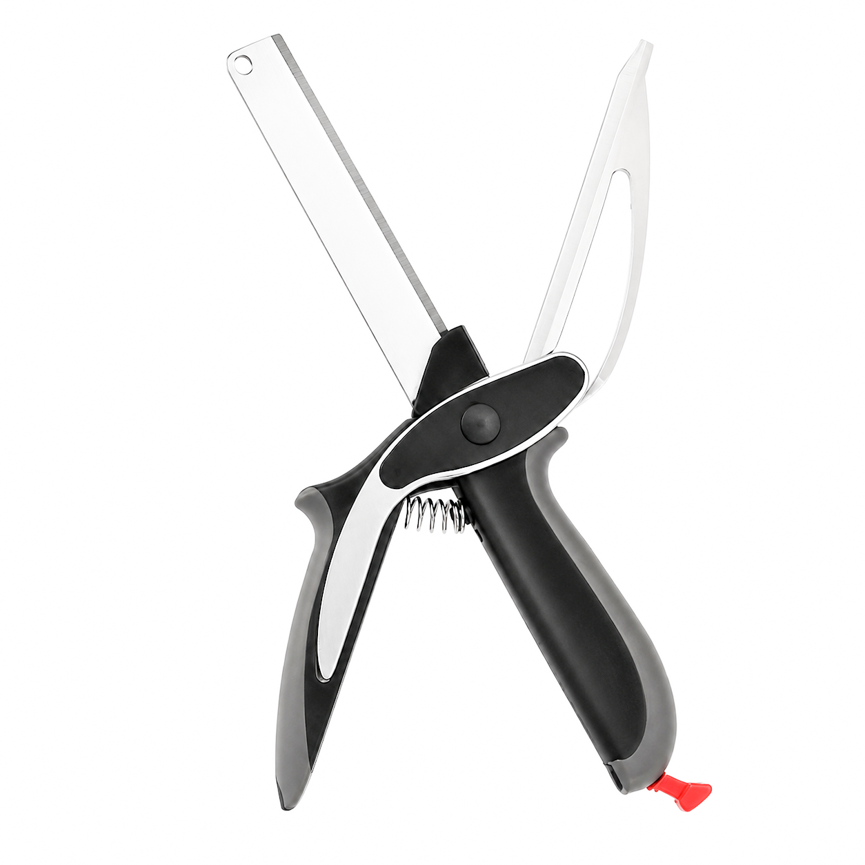 Clever Cutter- 2 in 1 Food Chopper/Slicer/Dicer Vegetable and Fruit Cutter Kitchen/Scissors Knife Board