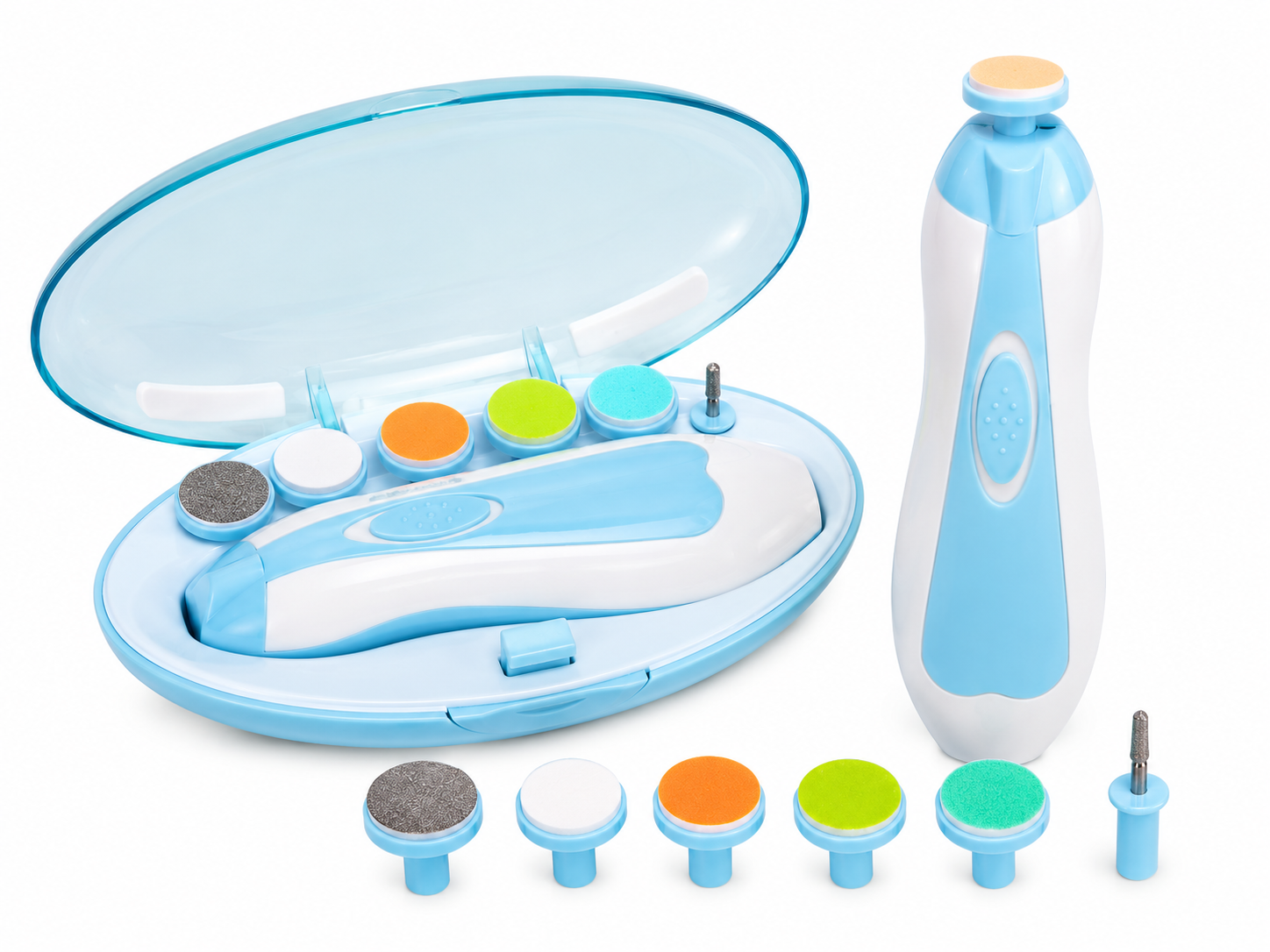 Baby Electric Nail Cutter New Born 0-6 Months with LED Light | Infant Nail File