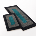 2Pcs Cotton Kitchen Mats for Floor Waterproof, Kitchen Runner Carpet for Floor, Rug for Kitchen