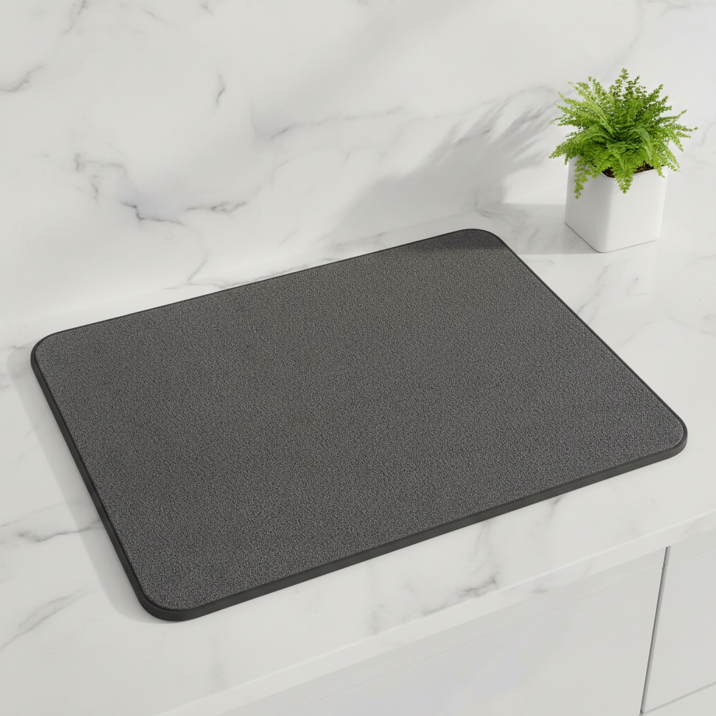 Kitchen Drying Mat — Water Absorbent (Pack of 2)