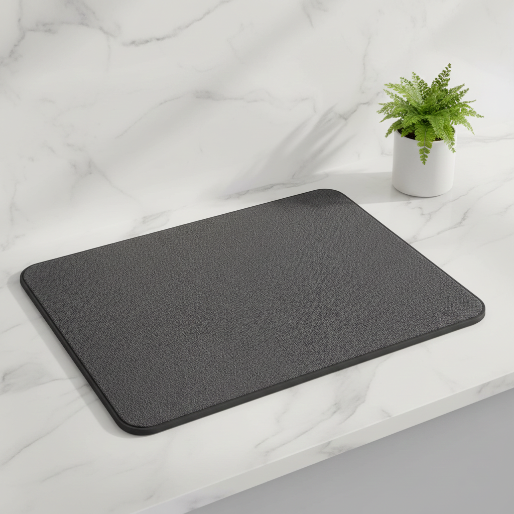 Kitchen Drying Mat — Water Absorbent (Pack of 2)