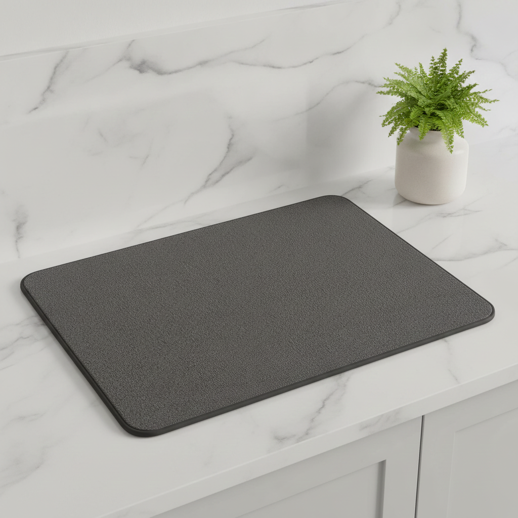 Kitchen Drying Mat — Water Absorbent (Pack of 2)
