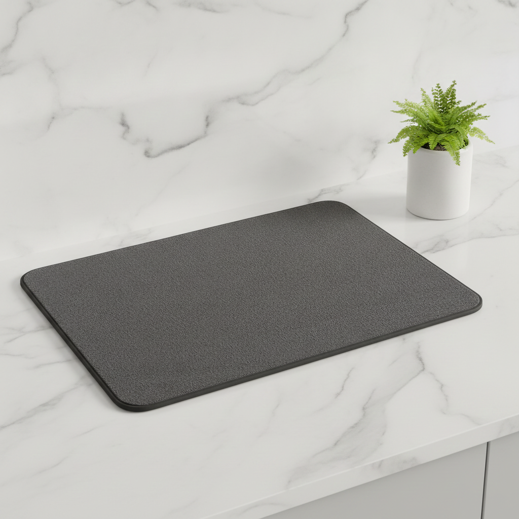 Kitchen Drying Mat — Water Absorbent (Pack of 2)
