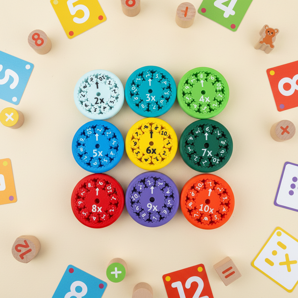 Math Fidget Counting Wheel