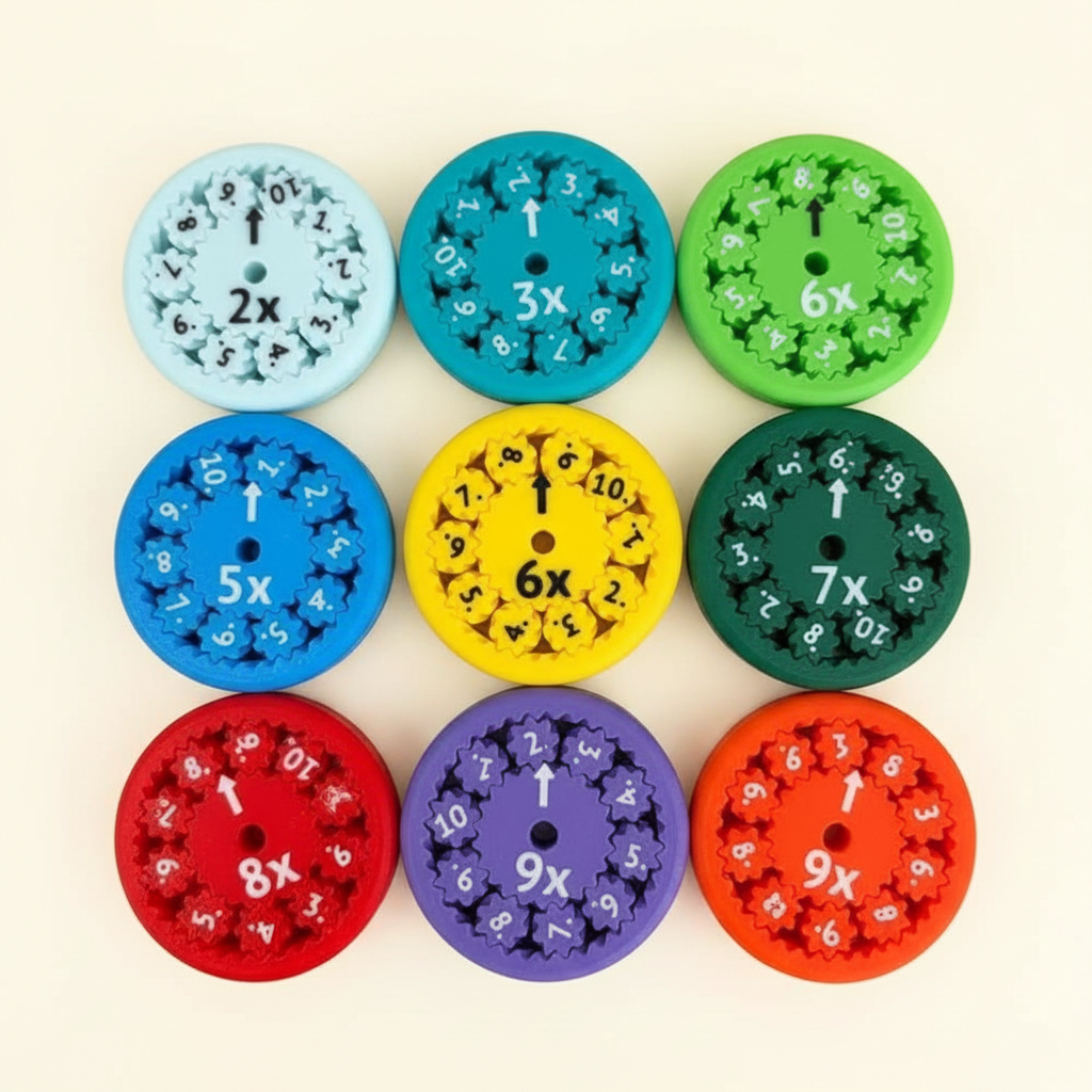 Math Fidget Counting Wheel