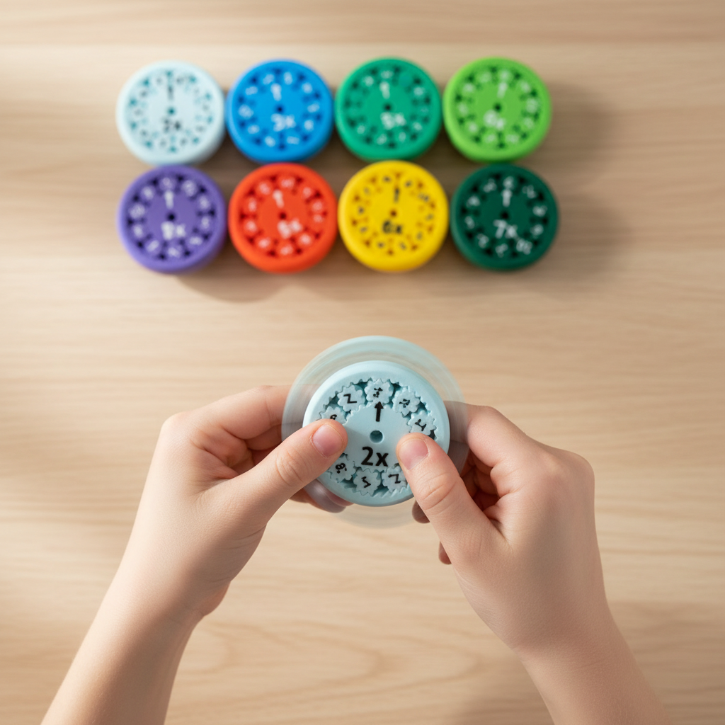 Math Fidget Counting Wheel