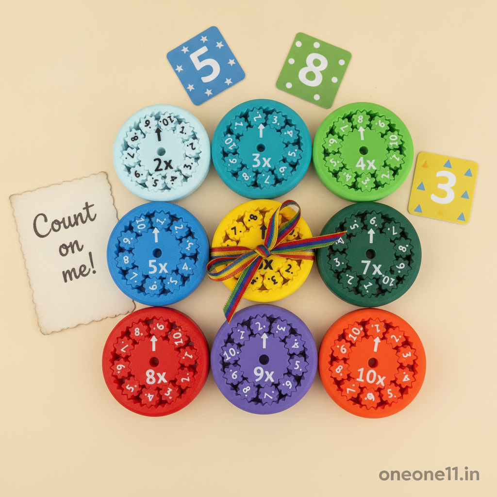 Math Fidget Counting Wheel