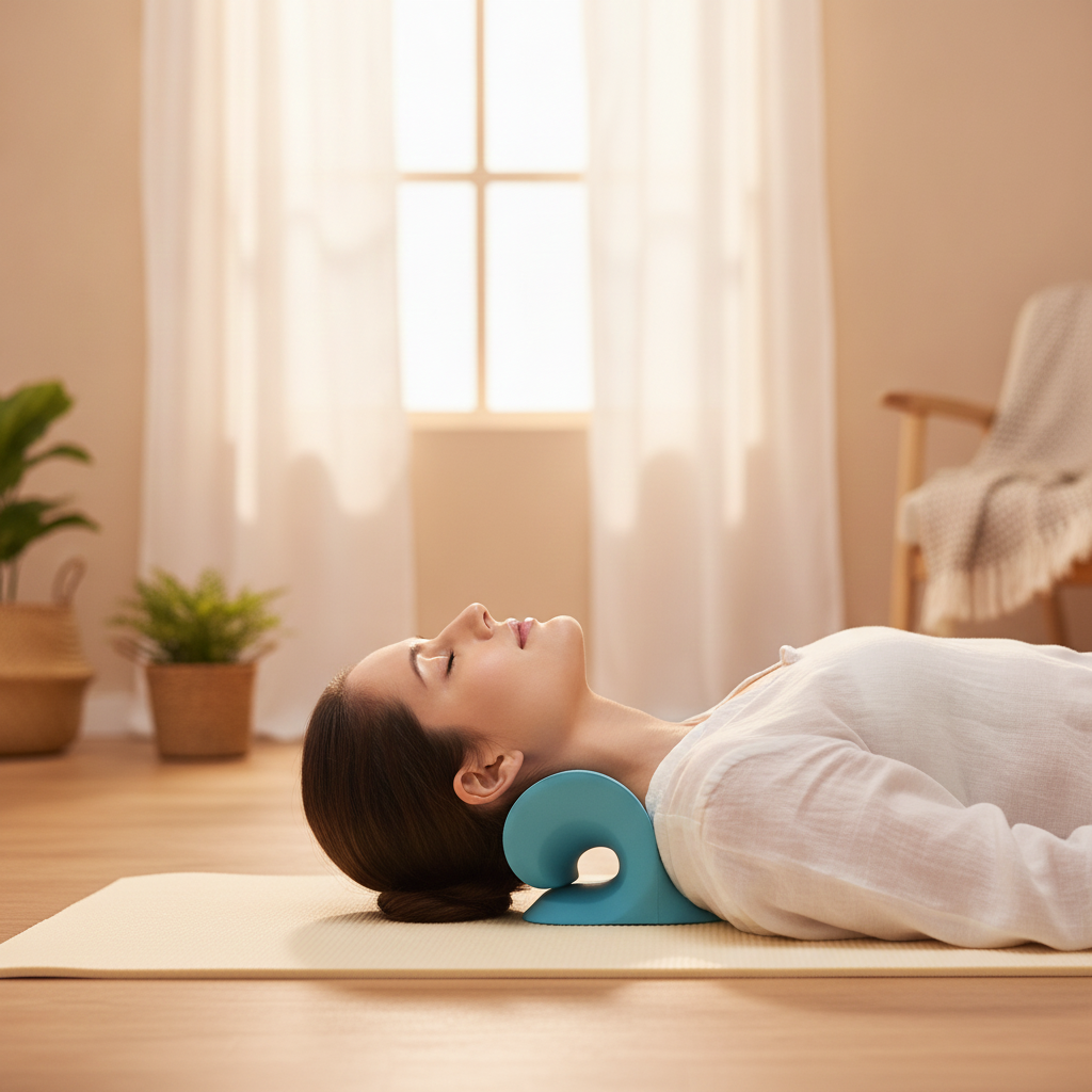 Neck and Shoulder Relaxer For Cervical Spine Alignment