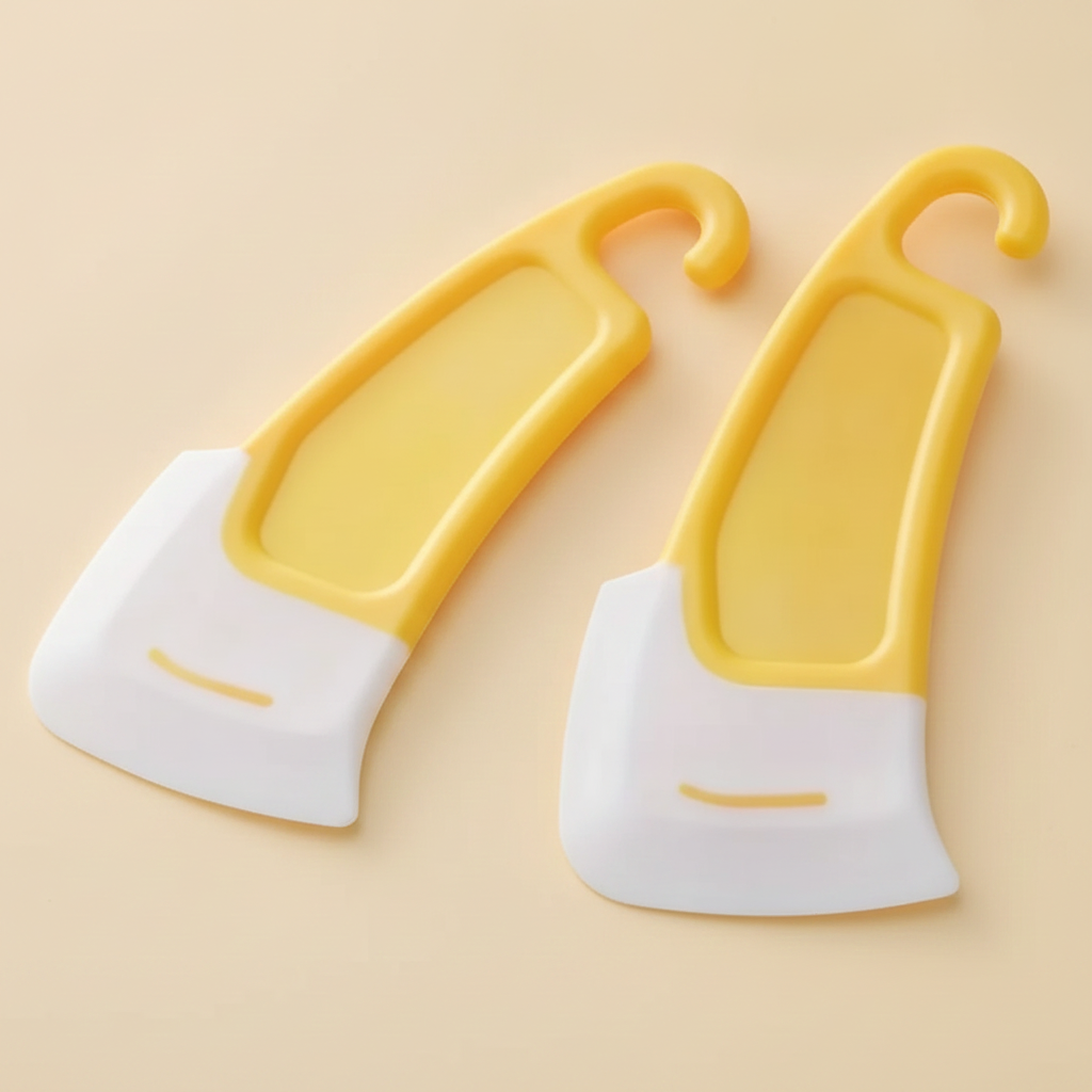 Small Silicone Pan Scraper | Silicone Dish Cleaning Scraper