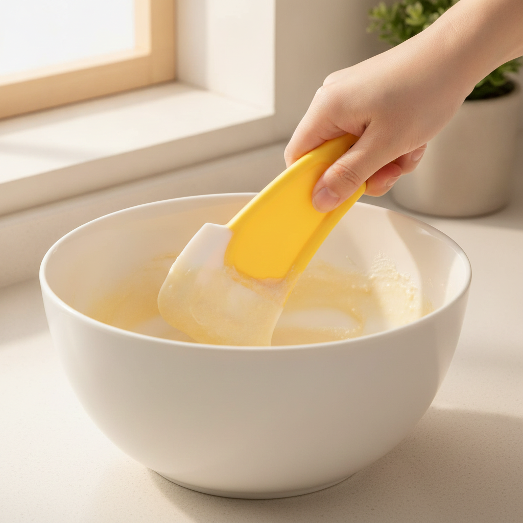 Small Silicone Pan Scraper | Silicone Dish Cleaning Scraper