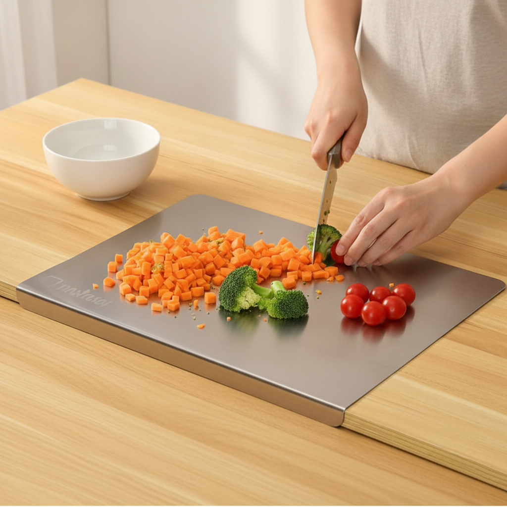Stainless Steel Counter Top Chopping Board