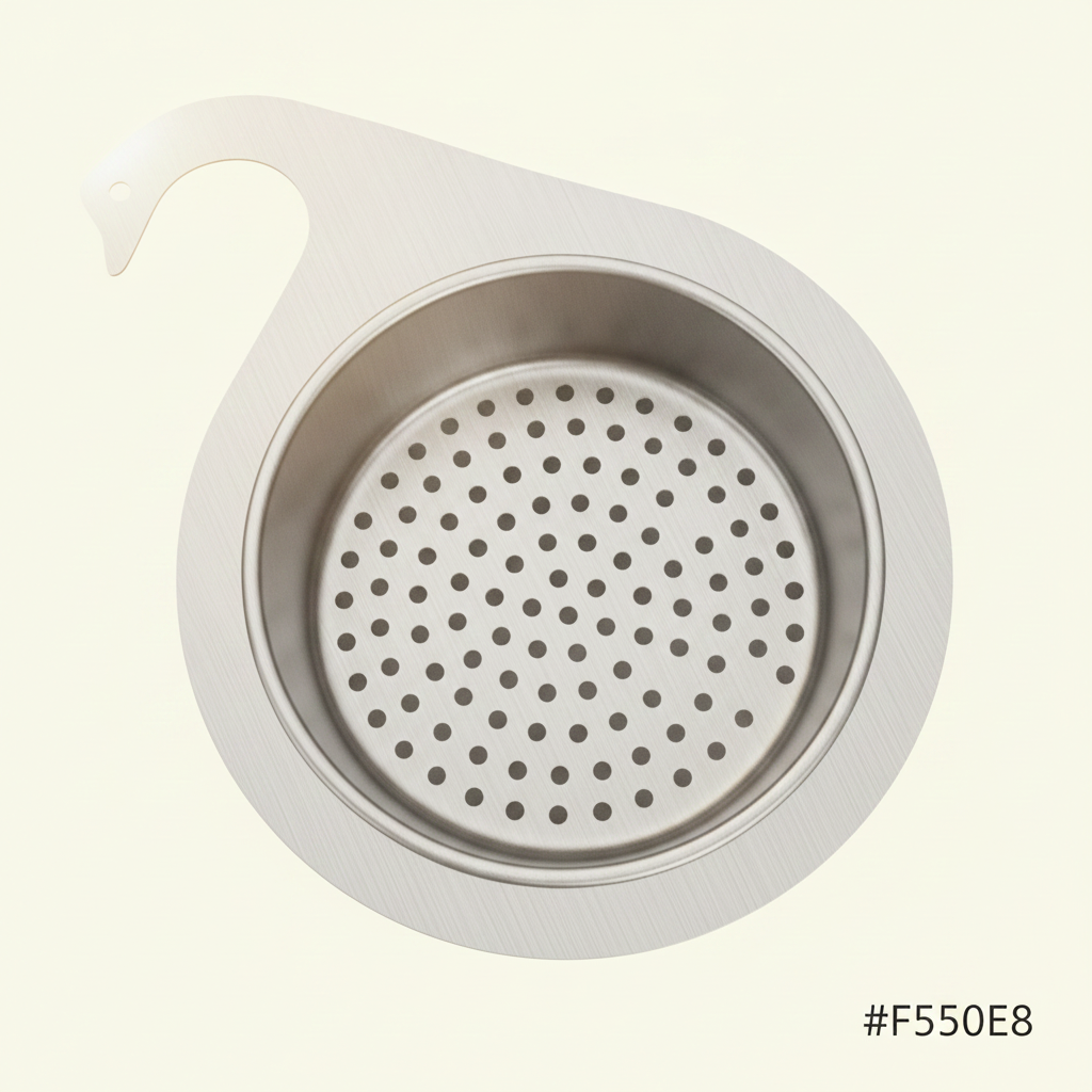 Stainless Steel Swan Sink Strainer Basket(Pack of 2)