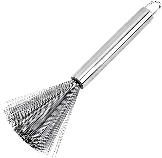 Stainless Steel Wire Dish Brush with Handle