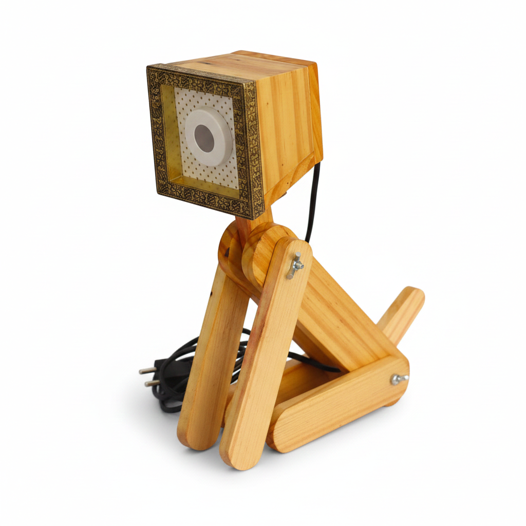 Unique Wooden Decorative Lamp