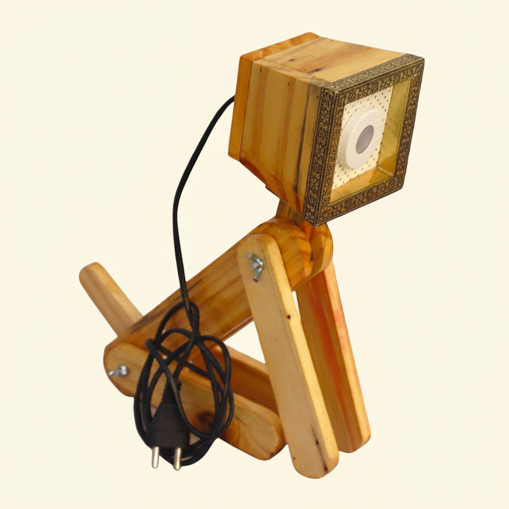 Unique Wooden Decorative Lamp