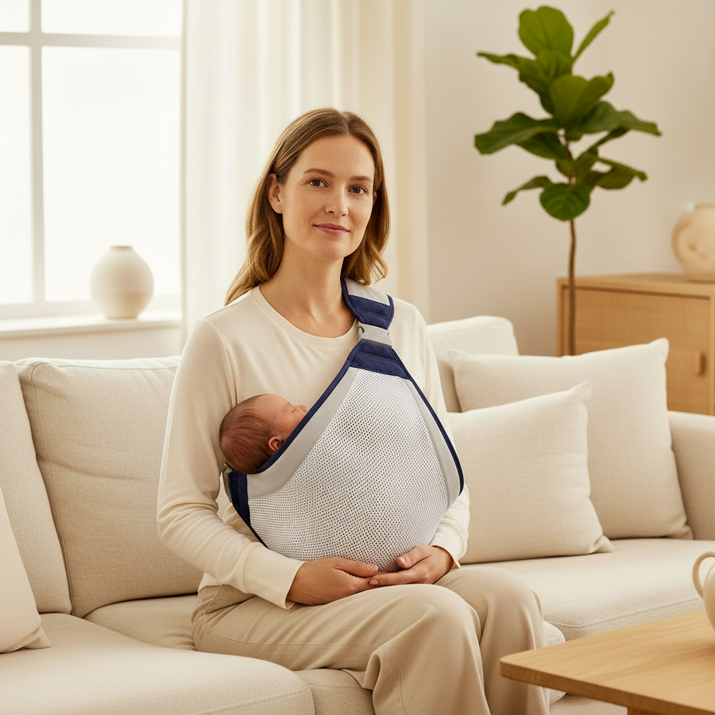 Baby Sling Carrier Lifestyle Scene