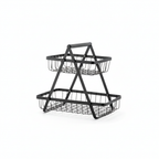 2-Tier Fruit Basket with Handle