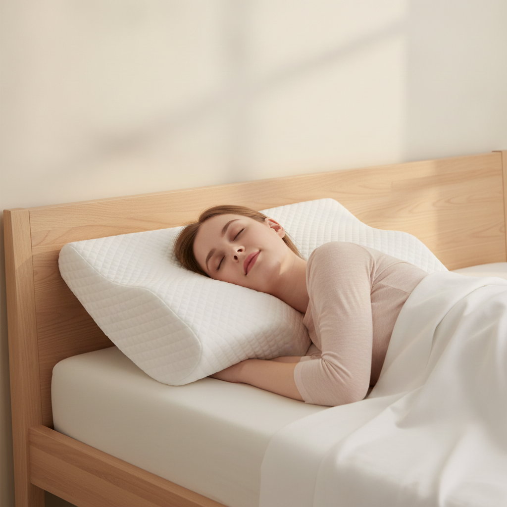 Foam Pillow for Neck Pain Relief , Orthopedic Neck Pillow