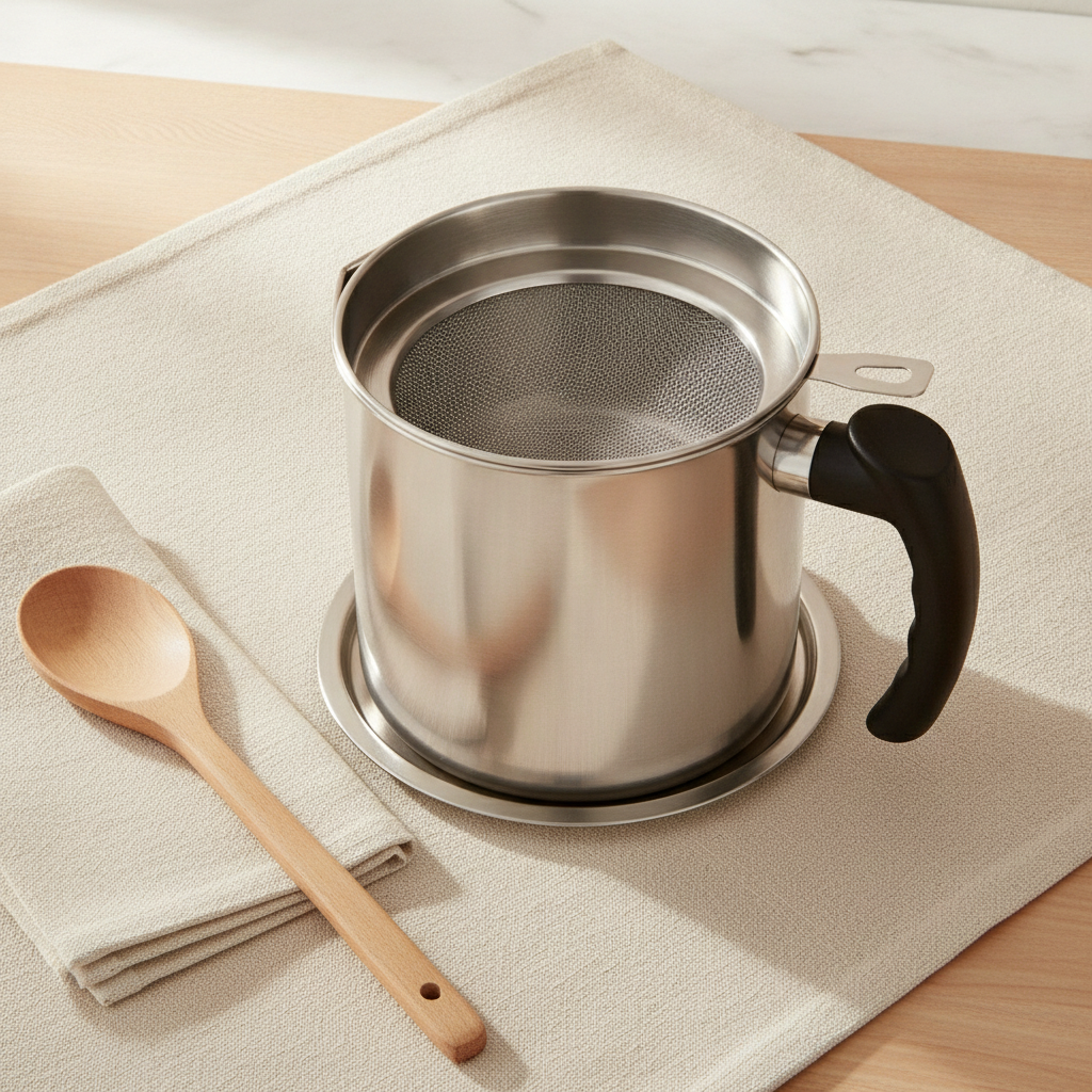 Stainless Steel Oil Filter Pot