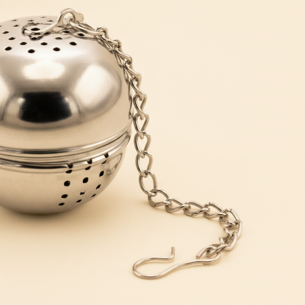 Stainless Steel Tea Infuser Ball with Chain Hook