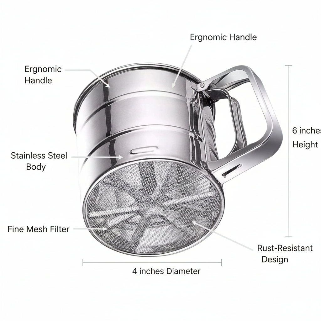Stainless Steel Sifter for baking