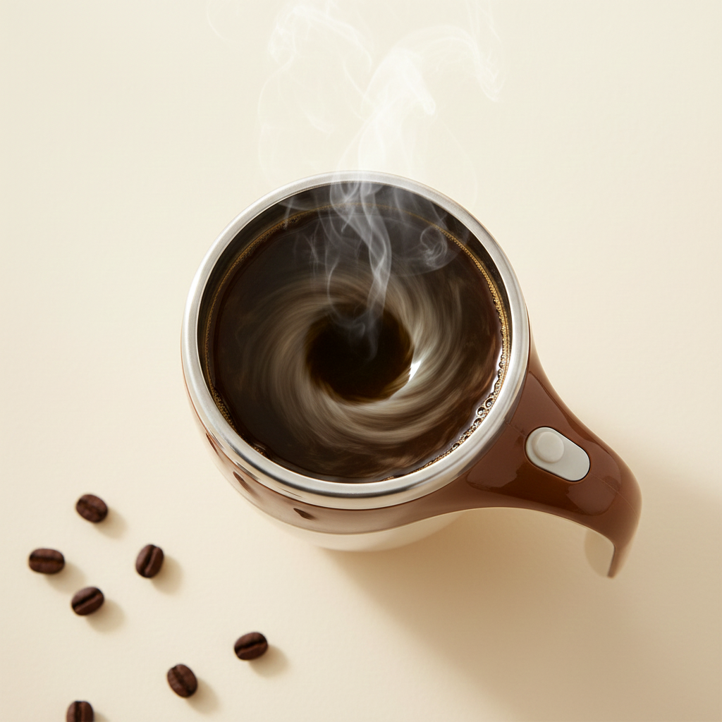 Automatic Magnetic Stirring Coffee Mug