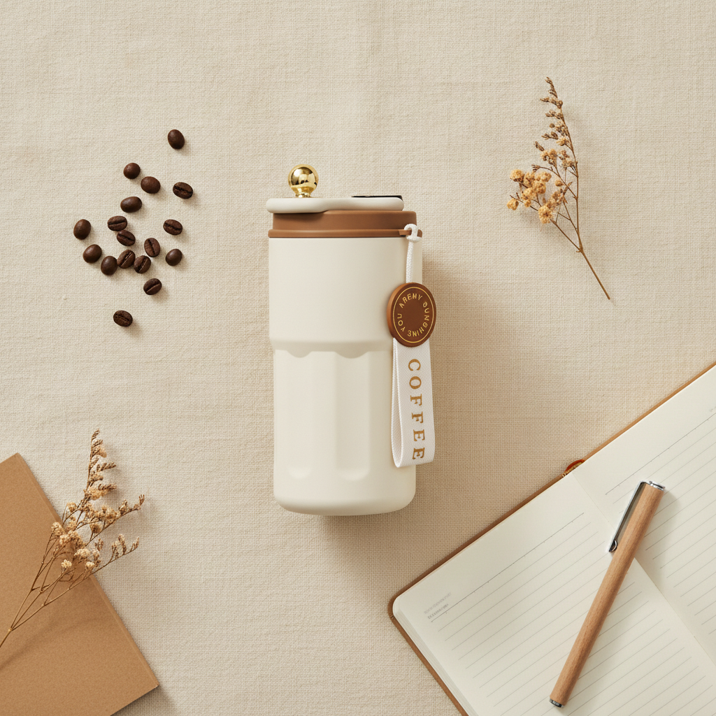 Stainless Steel Hot and Cold Vacuum Insulated Temperature Display Coffee Mug