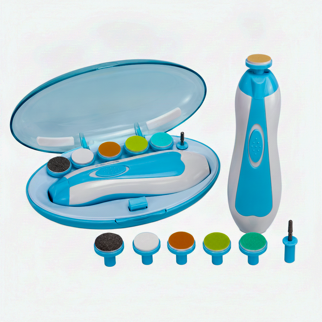 Baby Electric Nail Cutter New Born 0-6 Months with LED Light | Infant Nail File