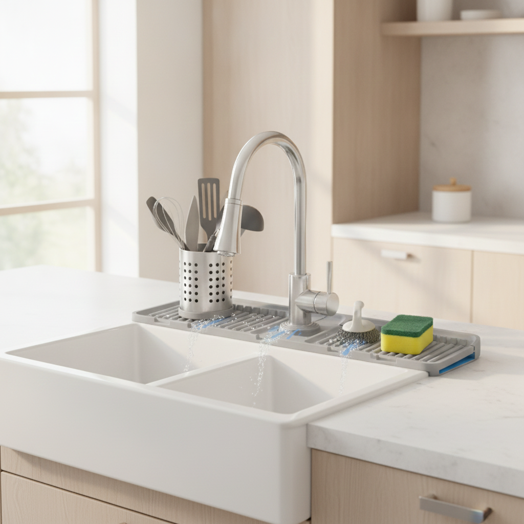 Silicone Sink Faucet Mat Sink Splash Guard