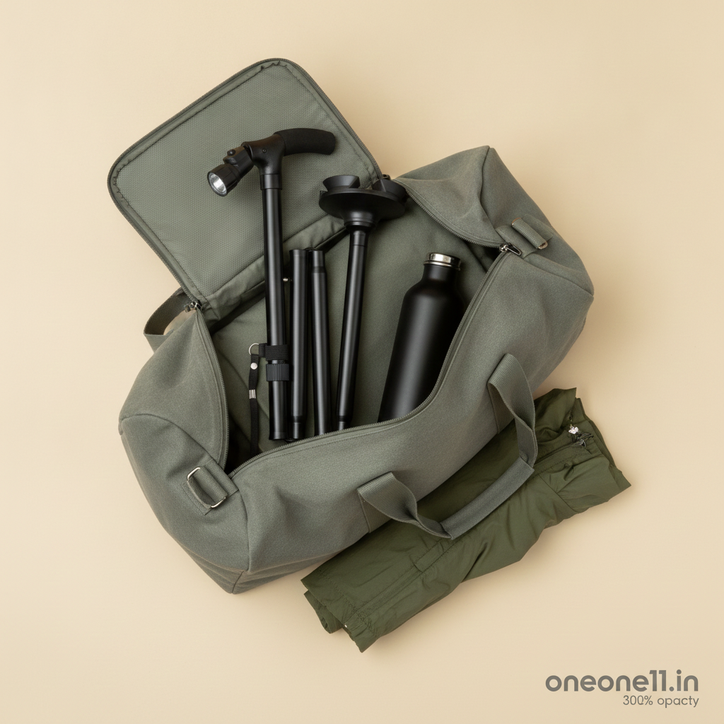 Walking Stick Collapsible with Led Light