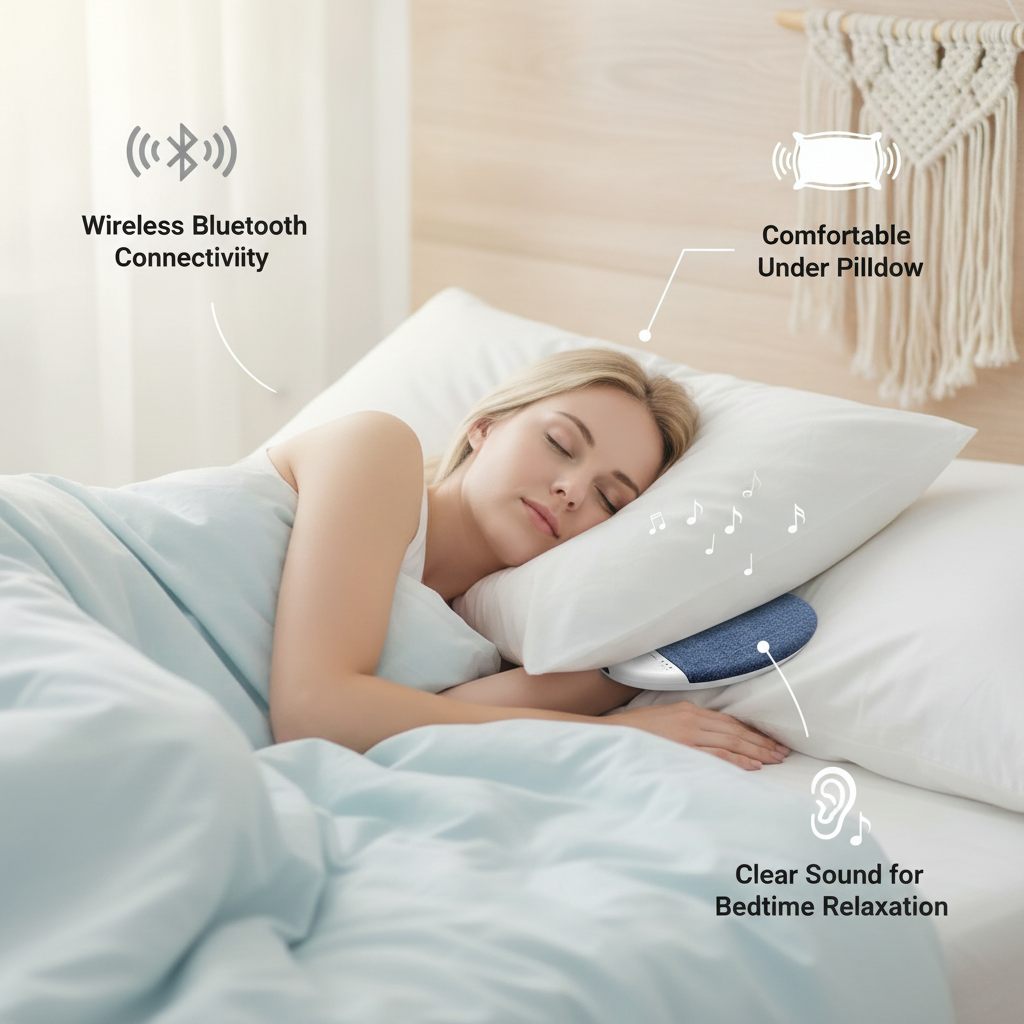 Bluetooth Portable Pillow Speaker